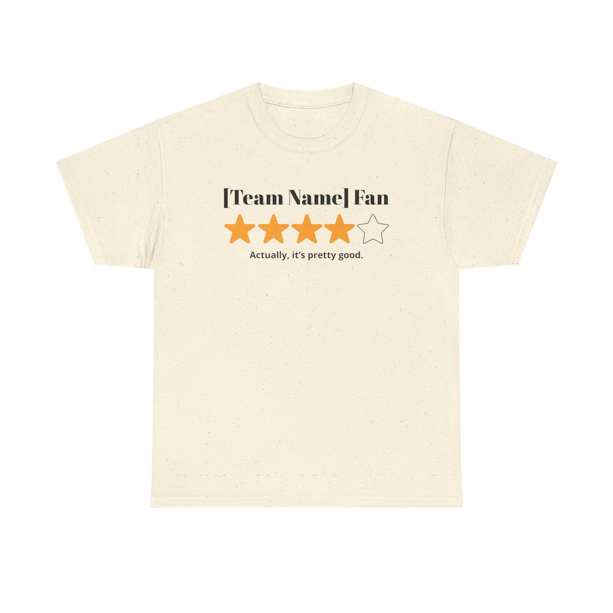 Custom Team Name/Rating T shirt