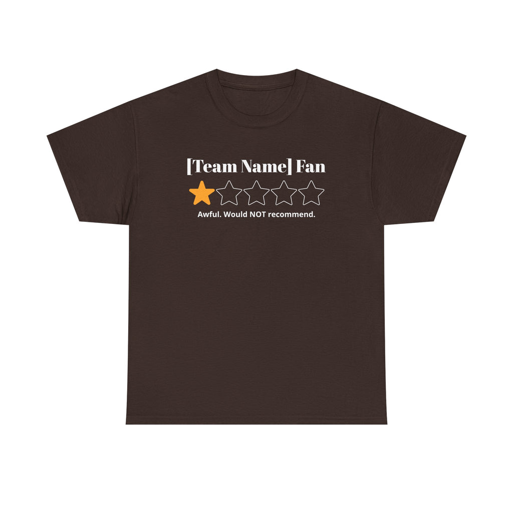 Custom Team Name/Rating T shirt