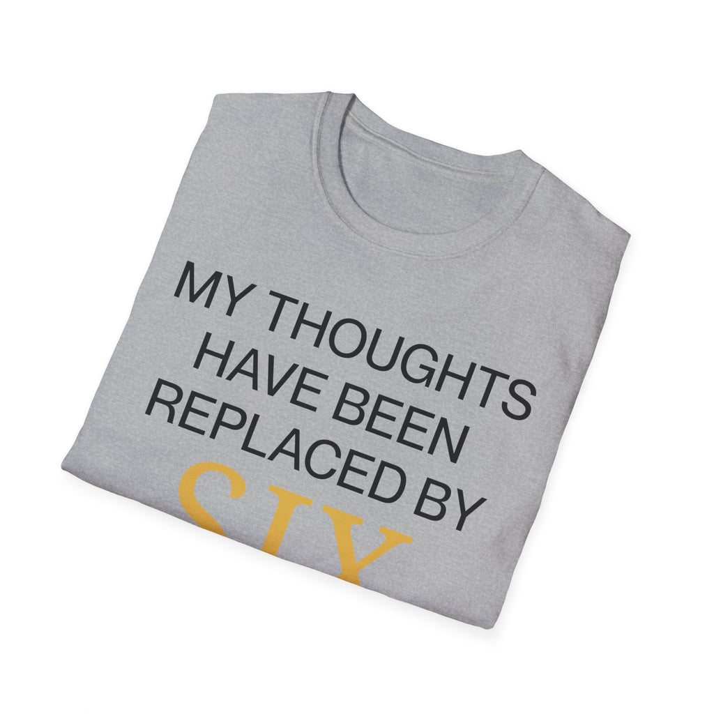 Customizable Thoughts Replaced By Lyrics T-Shirt