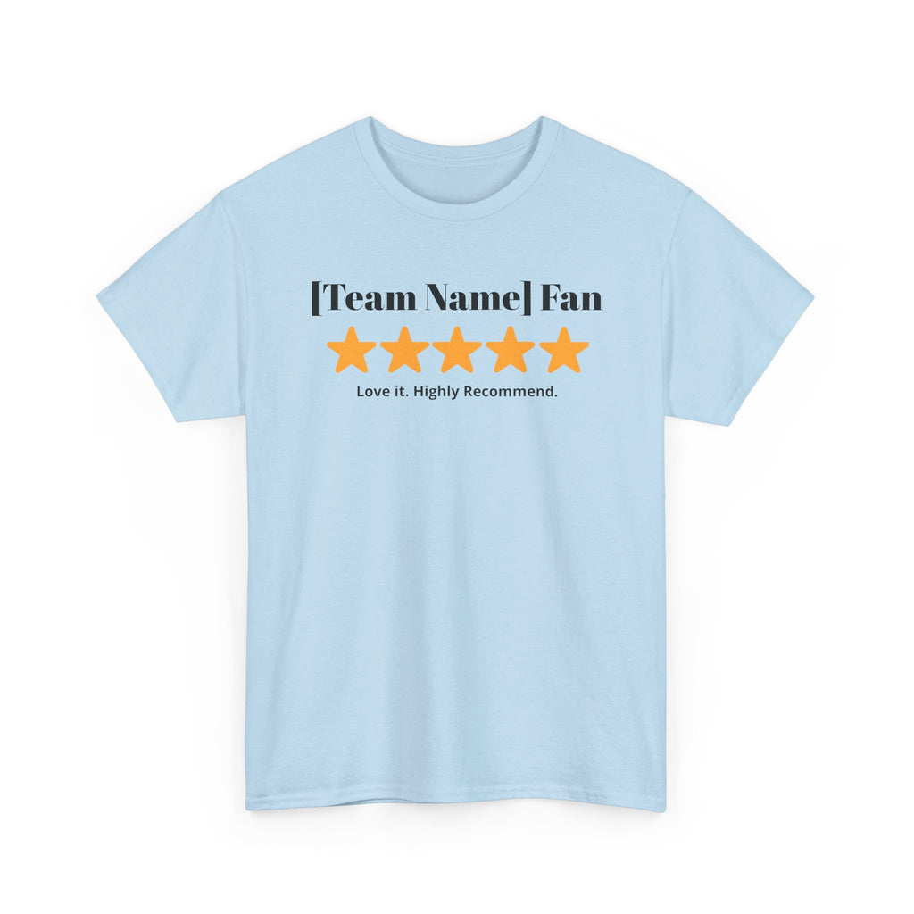 Custom Team Name/Rating T shirt