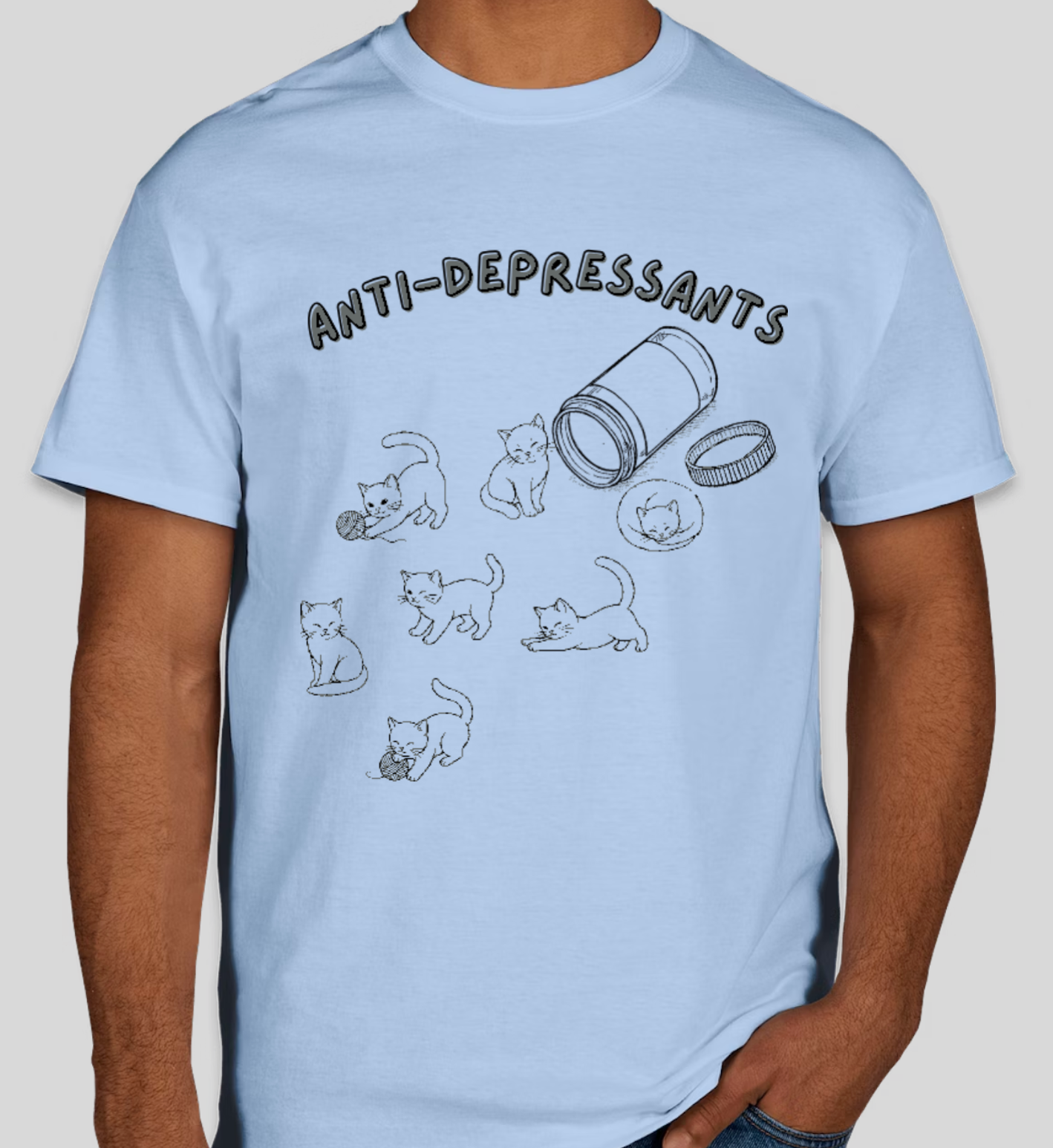 Anti-Depressants Cat Shirt